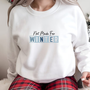 Moderno No Hecho Para Sudadera Impresa De Invierno