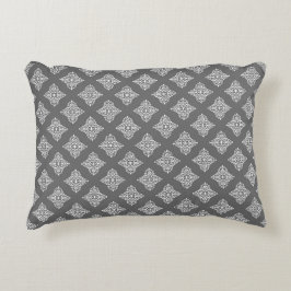 Moderno patrón de Damasco de Gráfica Almohada de a