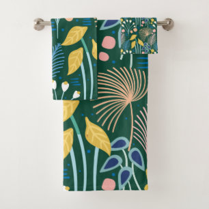 Moderno patrón de Ilustracion de jardín floral e