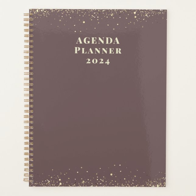 Moderno Plan de Agenda 2024 (Anverso)