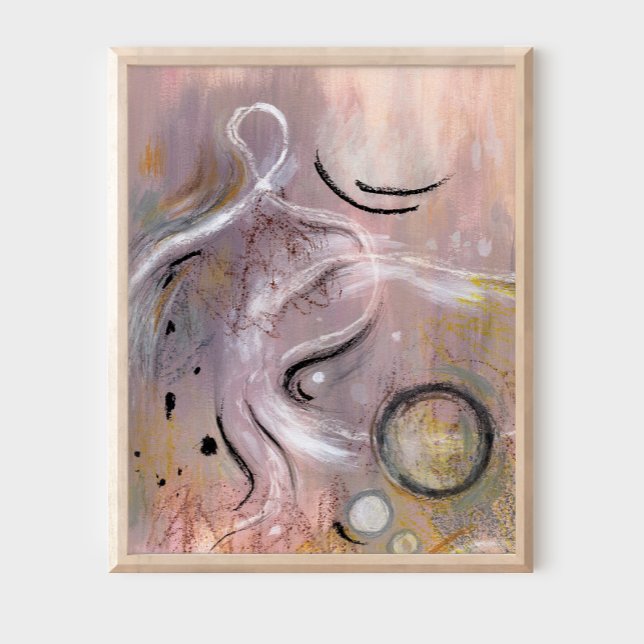 Moderno Poster de arte abstracto violeta púrpura (Subido por el creador)