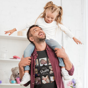 Moderno   Primer Día del Padre   Camiseta Collage 