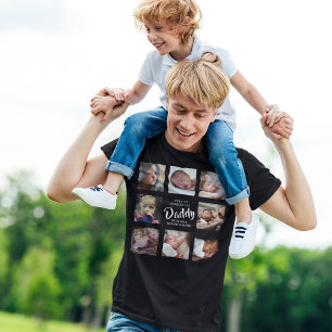 Moderno   Primer Día del Padre   Camiseta Collage