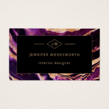 Moderno Profesional Purple Black Resumen Código QR