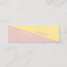 Moderno Punchy Pastel Duotone - Tarjeta de visita