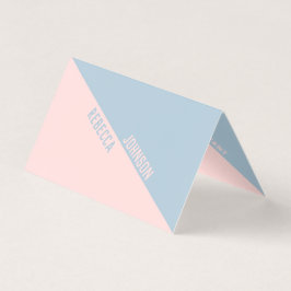 Moderno Punchy Pastel Duotone - Tarjeta de visita