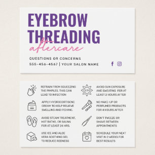 Moderno Purple Simple Eyebrow Threading Afcare