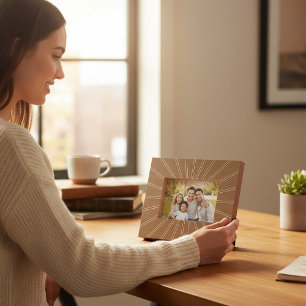 Moderno Rays Abstractos Láser Marco de imagen grab