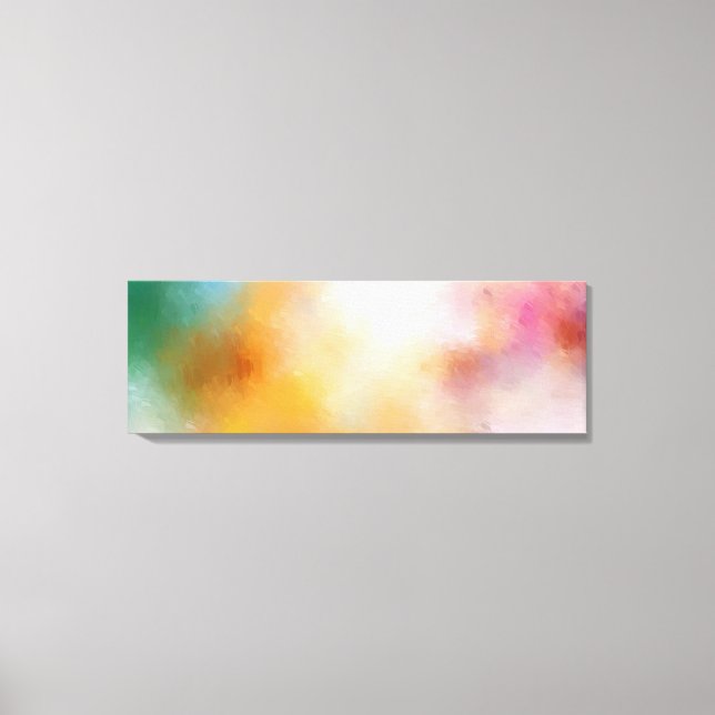 Moderno Resumen Arte Rojo Amarillo Azul Púrpura Ve (Anverso)