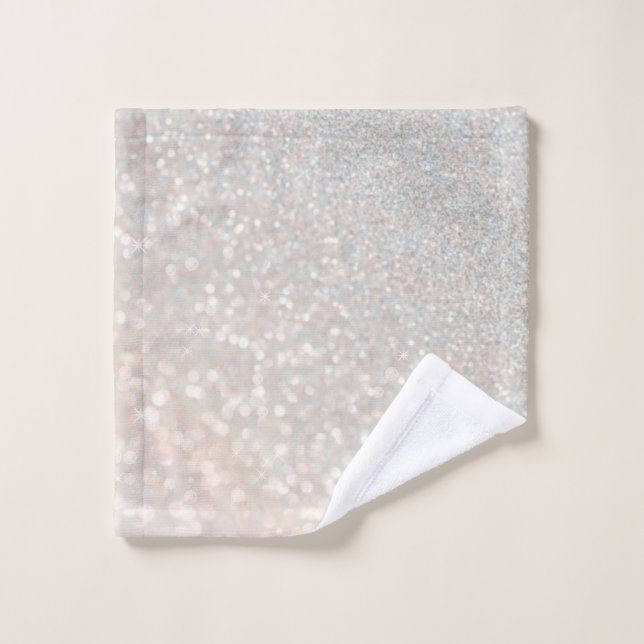 moderno, rosa, dorado, brillante, oscuro, rubio, p (Toallita)