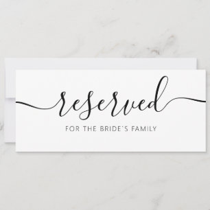 Moderno Rótulo de Boda de tarjetas reservadas colg