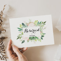 Moderno Rótulo de reserva floral tropical tropical