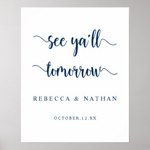 Moderno Rústico, Nos vemos a todos mañana Póster