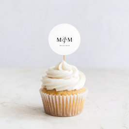 Moderno Sello para sobres elegante monograma Boda