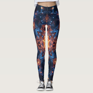Moderno sencillo: Galaxy Space Rock Guay Leggings