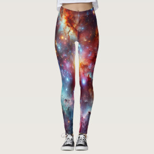 Moderno sencillo: Galaxy Space Rock Guay Leggings
