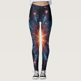 Moderno sencillo: Galaxy Space Rock Guay Leggings