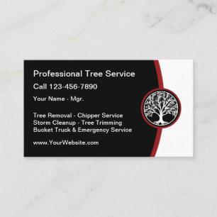 Moderno servicio de árbol Nuevas tarjetas de empr