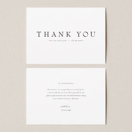 Moderno simple sin Boda de foto W Nota