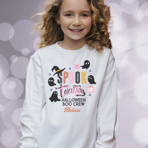 Moderno Spooktacular de Halloween Rosa y Negro Equ