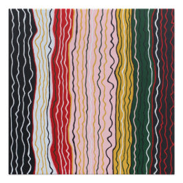 Moderno Squiggles 2 Poster perfecto