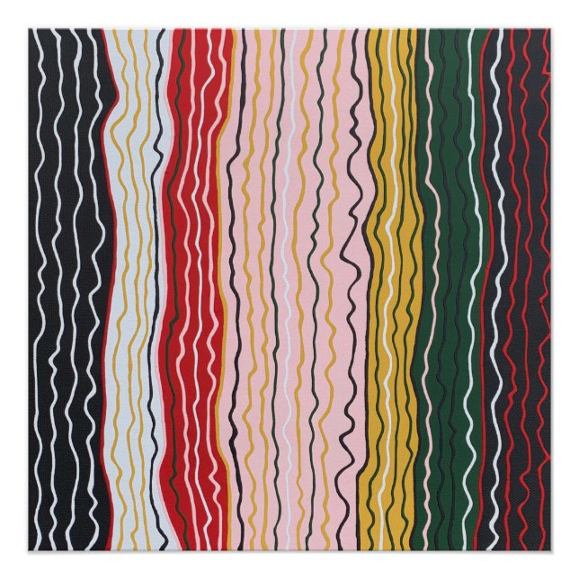 Moderno Squiggles 2 Poster perfecto (Anverso)