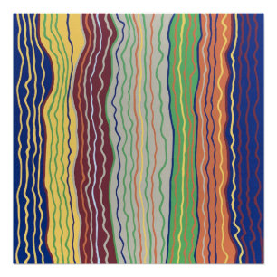 Moderno Squiggles 3 Poster perfecto