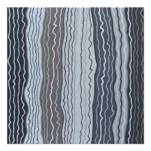 Moderno Squiggles 5 Poster perfecto