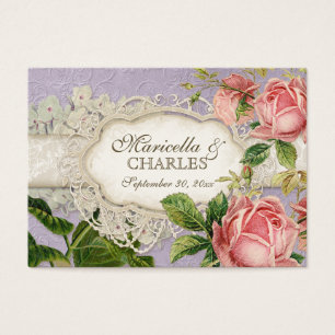 Moderno té de encaje vintage con hidrangea en Rosa