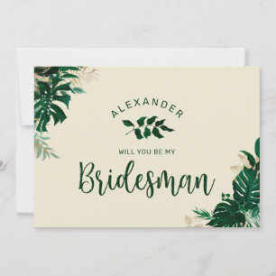 Moderno Tropical Sé Mi Tarjeta De Propuesta De Bri