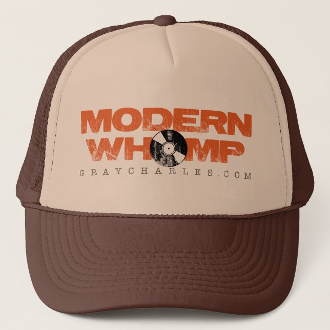 Moderno Whomp - el gorra del camionero de Brown (Anverso)