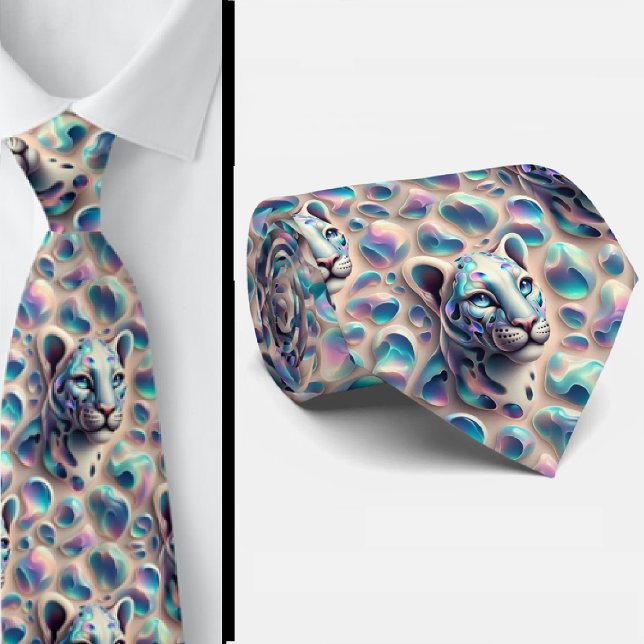 Moderno y audaz | Corbata con estampado de leopard (Subido por el creador)