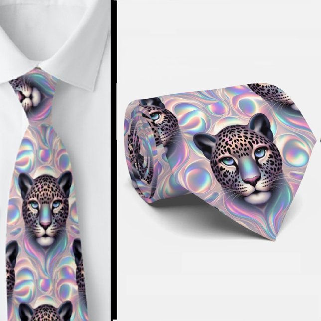 Moderno y audaz | Corbata con estampado de leopard (Subido por el creador)