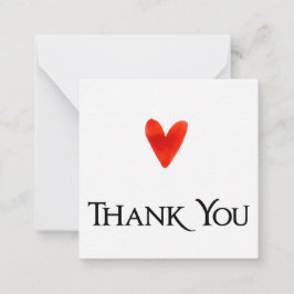 Moderno y blanco elegante Nota personal Muchas gra