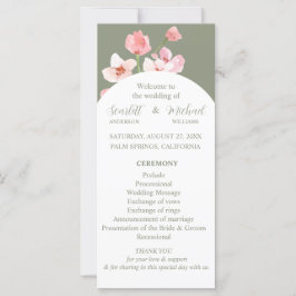 Moderno y elegante arco floral terrestre