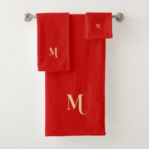 Moderno y elegante Faux Gold Monogramado Inicial R