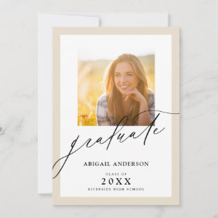 Moderno y elegante guión 2 Graduación de fotos