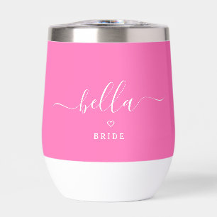 Moderno y elegante nombre personalizado de novia d