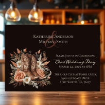 Moderno y elegante país occidental - Invitación a 