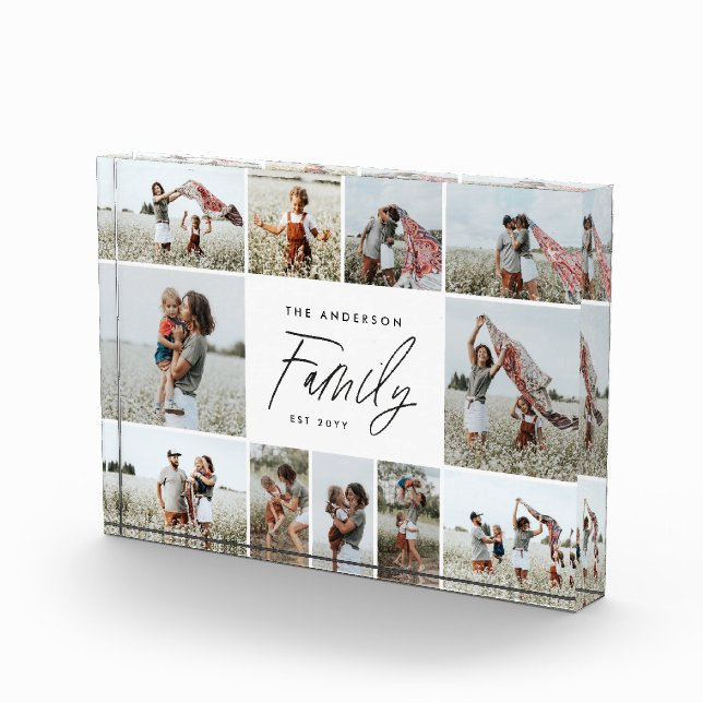 Moderno y mínimo collage de fotos de la familia el (Derecha)