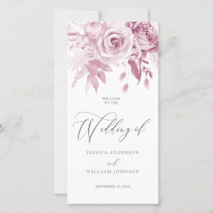 Moderno y moderno diseñador de moda Dusty Pink Wed