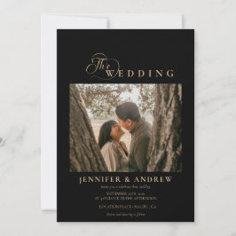 Moderno y sencillo | Invitación a la boda fotográf
