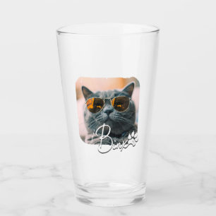 Moderno y sencillo nombre y foto de gato en Guay