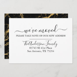 Moderno y simple hemos movido la Invitación