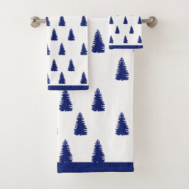 Moderno y simple Navidades elegantes pinos