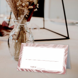 Moderno y simple tarjeta RoseGold para sentarse en