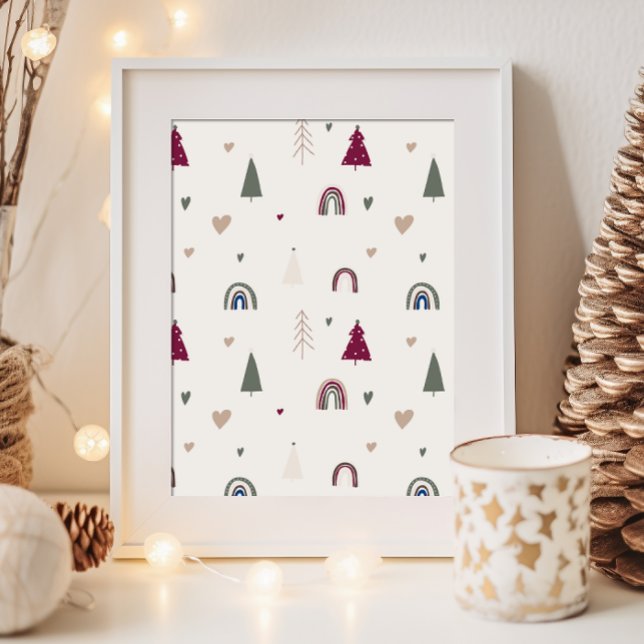 Modernos Navidades de Boho Imagen de arte en la pa (Subido por el creador)