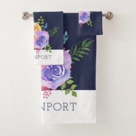 Modernos Rosas de acuarela Bouquet floral