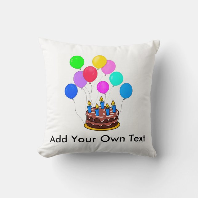 ¡Modifique su propia almohada del cumpleaños para (Anverso)