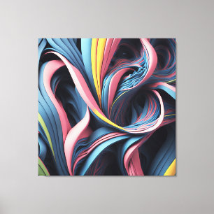 Modo 3D del patrón de arte de flujo abstracto de G